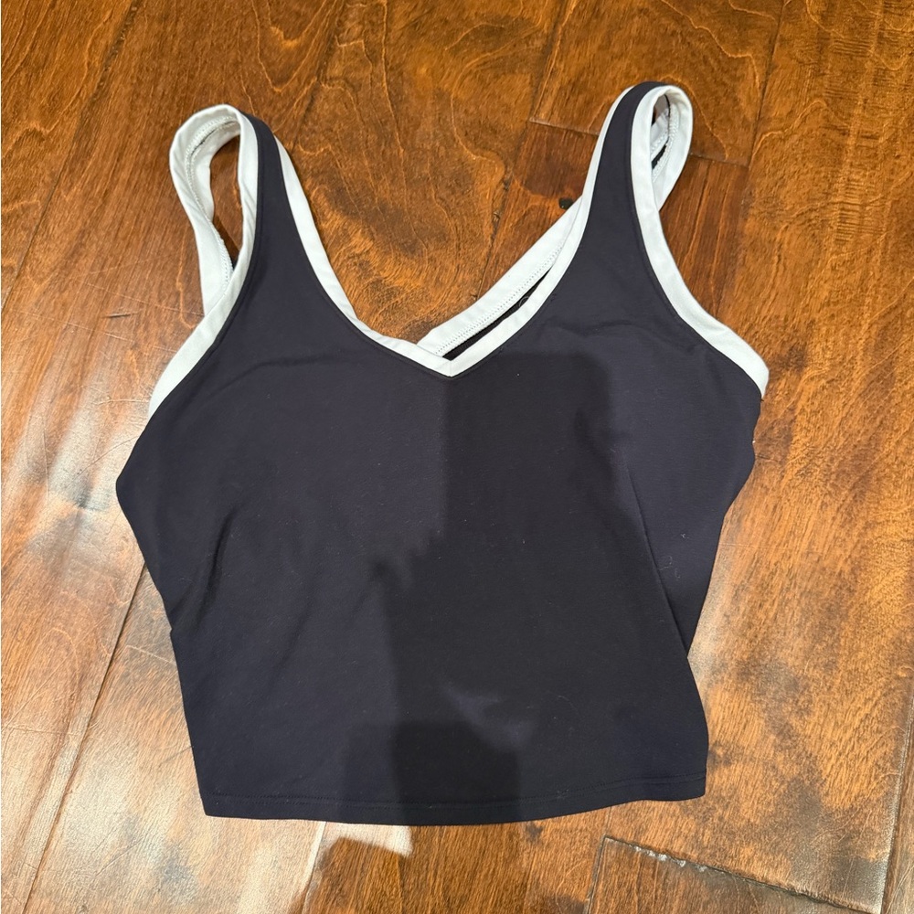 All in Motion Black and White Athletic Tank